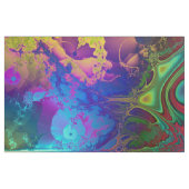 Psychedelischer Regenbogen-Paint-Spill-Spritzer Fa Stoff (Fat Quarter (45,7 x 55,9 cm))