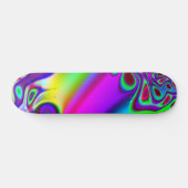 Psychedelischer Regenbogen Skateboard (Horizontal)