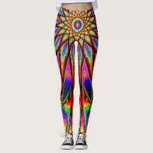 Psychedelischer Regenbogen-Stern