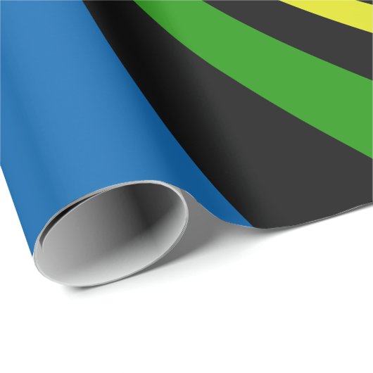 Psychedelischer Regenbogen Swirl Bold Abstrakt Wil Geschenkpapier (Rolleneckpunkt)