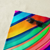 Psychedelischer Regenbogen-Vortex Strandtuch (Beispiel)
