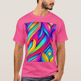 Psychedelischer Regenbogen-Vortex T-Shirt