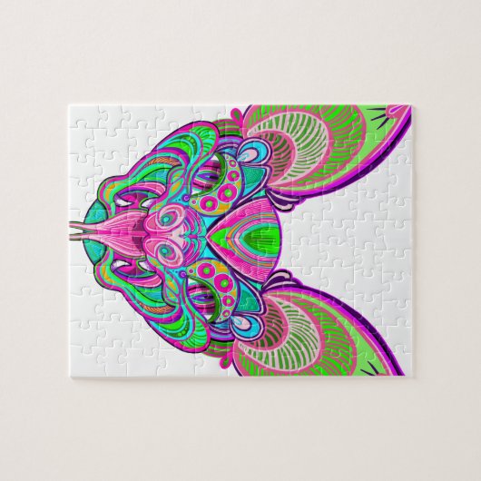 Psychedelischer Regenbogenschläger Puzzle (Horizontal)