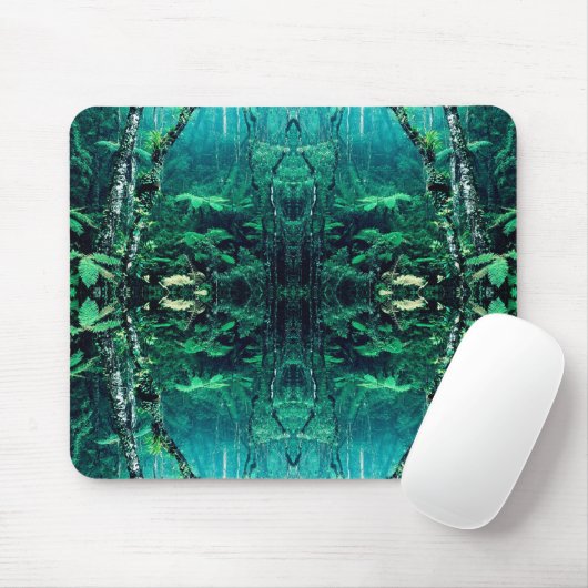 Psychedelischer Regenwald Mousepad (Mit Mouse)