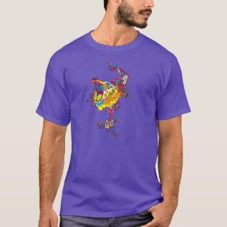 Psychedelischer saurer Bär T-Shirt