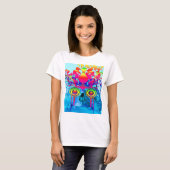 Psychedelischer Schädel T-Shirt (Vorne ganz)