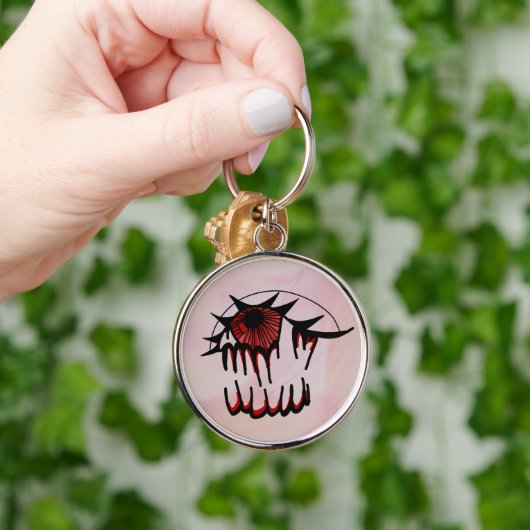 Psychedelischer Schlüsselanhänger (Hand)