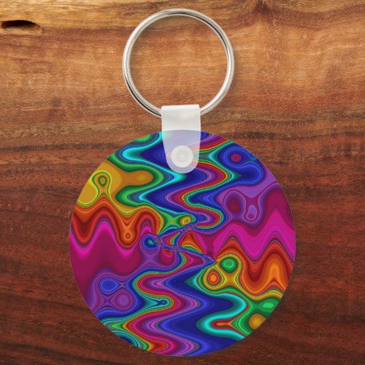 Psychedelischer Schlüsselanhänger (Vorderseite)