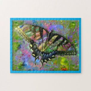 [Psychedelischer Schmetterling] Farbige Pastelle Puzzle