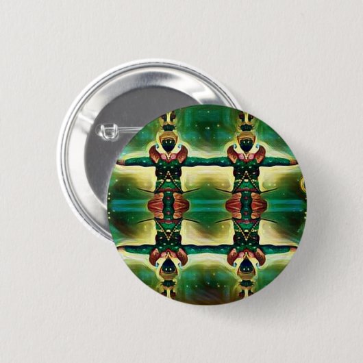 Psychedelischer Schutz Button (Vorne & Hinten)