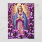 psychedelischer Schutz vor dem bösen Mary Postkarte (Vorderseite)