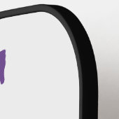 Psychedelischer Smiley und Schädel individuelle Na Pickleball Schläger (Linke Seite)