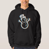 Psychedelischer Snowman-Trippy Hoodie (Vorderseite)