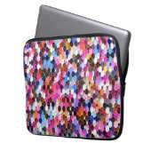 Psychedelischer Sommerspass... Laptopschutzhülle (Vorderseite Links)