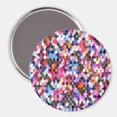 Psychedelischer Sommerspass.... Magnet (Vorderseite/Rückseite)