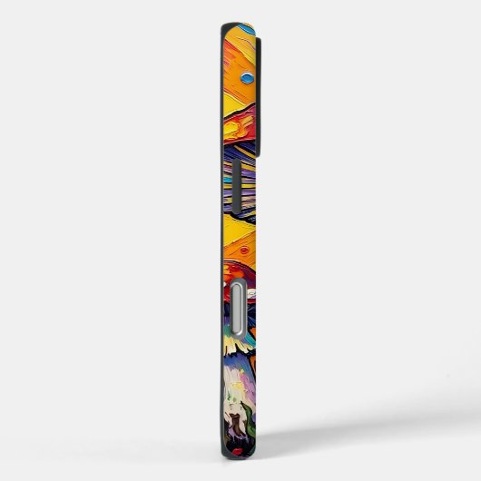 Psychedelischer Sonnenbrust-Fungus Case-Mate iPhone Hülle (Rückseite / Rechts)