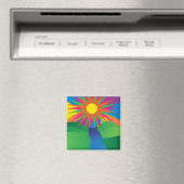 psychedelischer Sonnenmagnet Magnet (In Situ (Geschirrspüler))