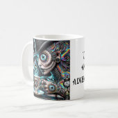 psychedelischer Spaß Kaffeetasse (Vorderseite Links)
