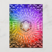 Psychedelischer Spiral: Vector Art: Postkarte (Vorderseite)