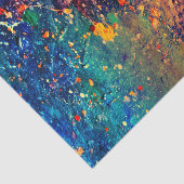 Psychedelischer Spritzer | Farbiger Regenbogen Abs Seidenpapier (Ausschnitt)