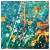 Psychedelischer Spritzer | Farbiger Regenbogen Abs Stoff (Muster)