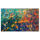 Psychedelischer Spritzer | Farbiger Regenbogen Abs Stoff (Fat Quarter (45,7 x 55,9 cm))