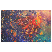 Psychedelischer Spritzer | Farbiger Regenbogen Abs Stoff (Yard (91,4 cm))