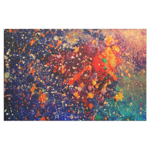 Psychedelischer Spritzer   Farbiger Regenbogen Abs Stoff