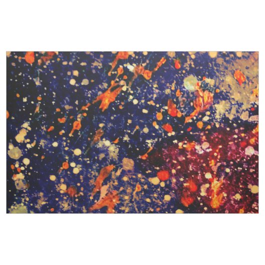 Psychedelischer Spritzer | Farbiger Regenbogen Abs Stoff (Fat Quarter (45,7 x 55,9 cm))