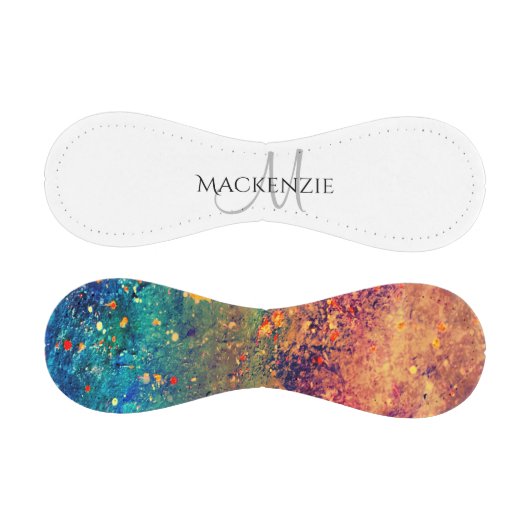 Psychedelischer Spritzer | Rainbow Abstrakt Monogr Baseball (Paneele)