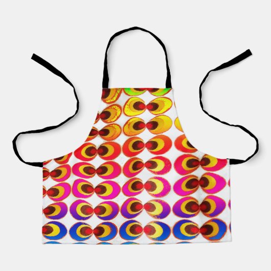 Psychedelischer Stoff Schürze (Vorderseite)