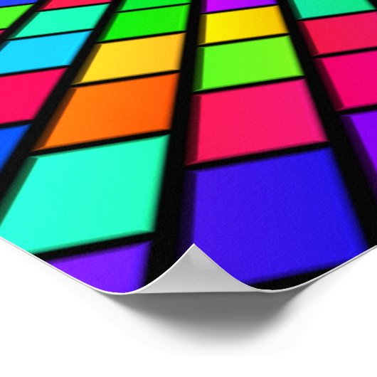 Psychedelischer Stollen Poster (Ecke)