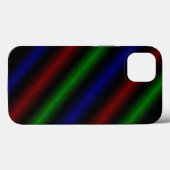 Psychedelischer Streifen in Red Blue Green iPhone  Case-Mate iPhone Hülle (Rückseite (Horizontal))