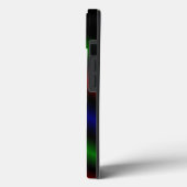 Psychedelischer Streifen in Red Blue Green iPhone  Case-Mate iPhone Hülle (Rückseite / Links)