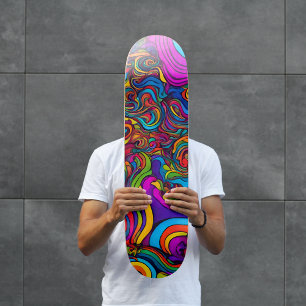 Psychedelischer Strudel Skateboard