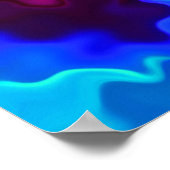 Psychedelischer Sturm Poster (Ecke)