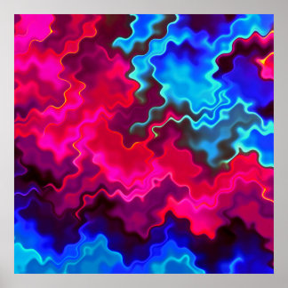 Psychedelischer Sturm Poster