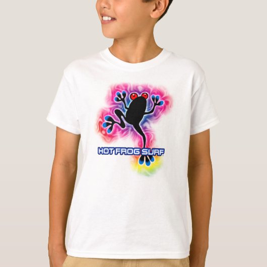 Psychedelischer Surf Frosch Tankfüllung T T-Shirt (Vorderseite)