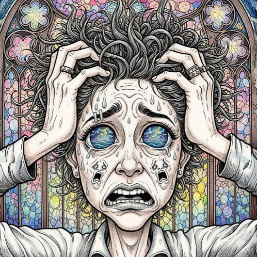 Psychedelischer Surreal Art T - Shirt - emotionale