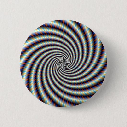 Psychedelischer Swirl Button (Vorderseite)