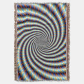 Psychedelischer Swirl Decke (Vorderseite Vertikal)