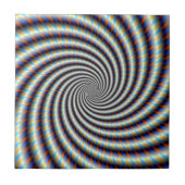 Psychedelischer Swirl Fliese (Vorderseite)