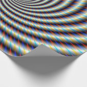 Psychedelischer Swirl Geschenkpapier (Ecke)