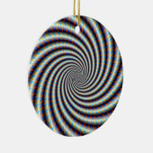 Psychedelischer Swirl Keramik Ornament (Rechts)