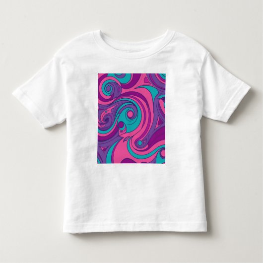 Psychedelischer Swirl Kleinkind T-shirt (Vorderseite)