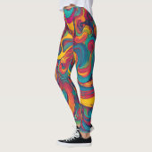Psychedelischer Swirl Leggings (Links)
