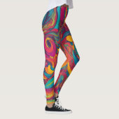 Psychedelischer Swirl Leggings (Rechts)