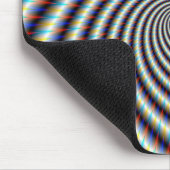 Psychedelischer Swirl Mousepad (Ecke)