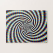 Psychedelischer Swirl Puzzle (Horizontal)