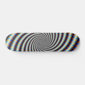 Psychedelischer Swirl Skateboard (Horizontal)